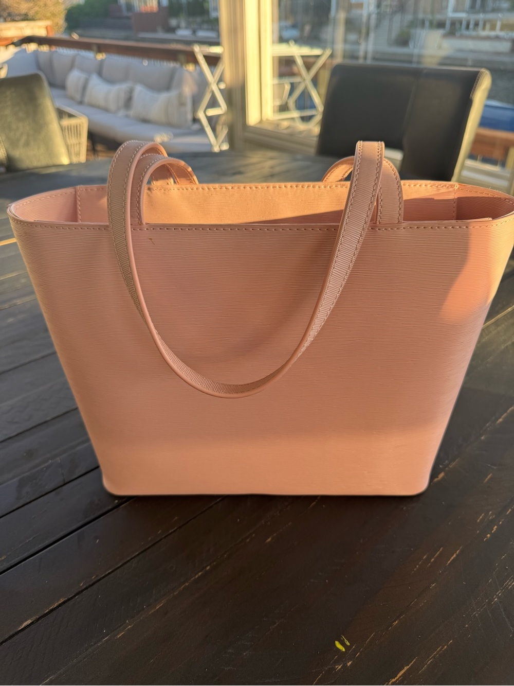 Ted Baker Blush Pink Bow-Accent Tote - Picture 3 of 6